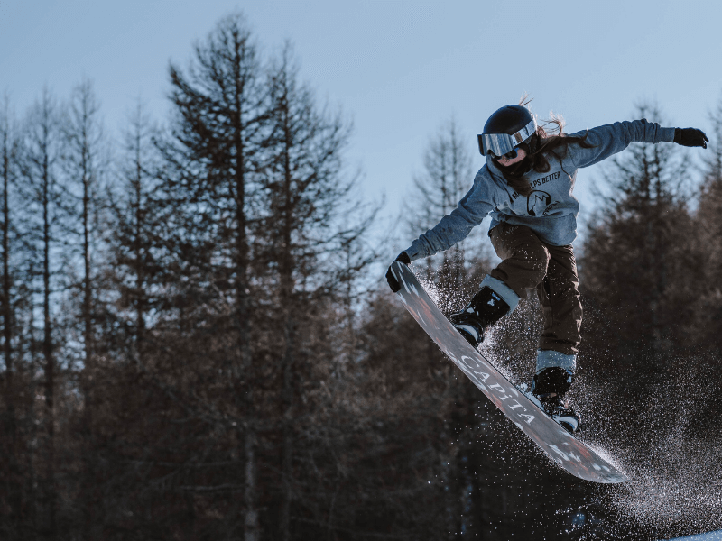 snowboarderka